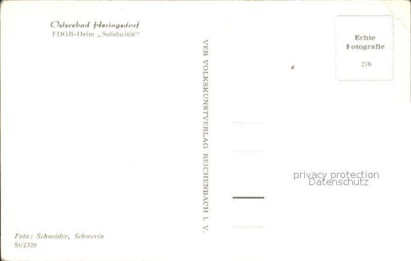 Heringsdorf Ostseebad Usedom FDGB-Heim Solidarität – Bild 2