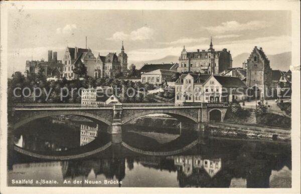 Saalfeld Saale Neue Brücke