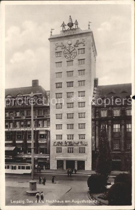 Leipzig Hochhaus Augustusplatz