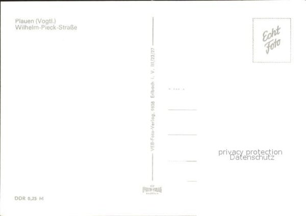 Plauen Vogtland Wilhelm-Pieck-Strasse – Bild 2