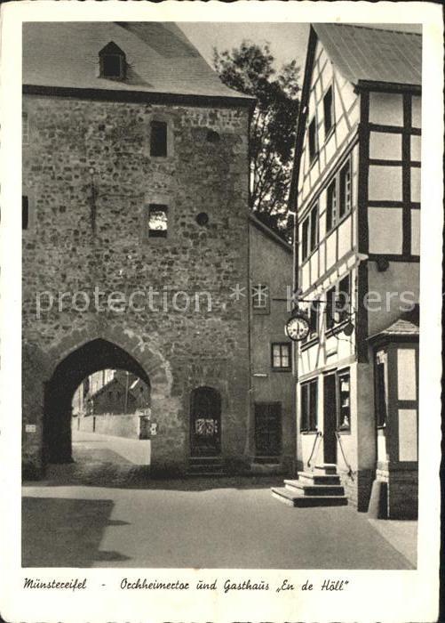 Bad Muenstereifel Orchheimertor Gasthaus En de Höll