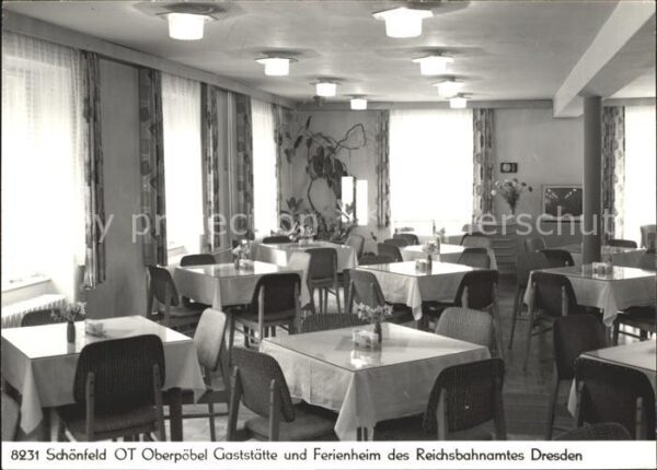 Schoenfeld Erzgebirge Gaststätte-Ferienheim Reichsbahnamt Dre