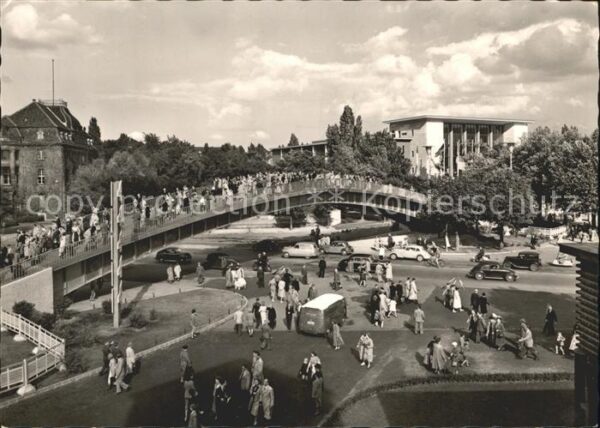 Duesseldorf Aluminium-Brücke Europa-Halle