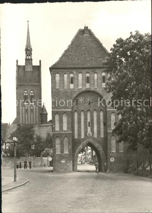 Usedom Anklamer Torturm Stadtkirchturm