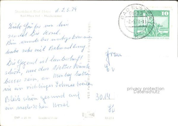 Bad Elster Karl-Marx-Hof Musikzimmer – Bild 2
