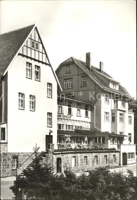 Schierke Harz FDGB-Erholungsheim Hermann Gieseler