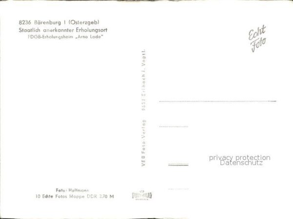 Baerenburg Sachsen FDGB-Erholungsheim Arno Lade – Bild 2