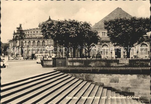 Dresden Semper-Oper Italienisches Dörfchen