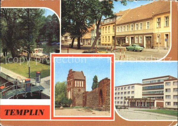 Templin Schleuse Kanal Markt Stadtmauer Erholun