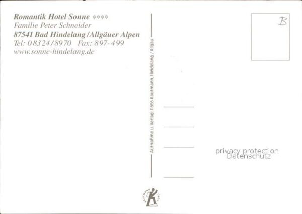 Bad Hindelang Hotel Sonne – Bild 2