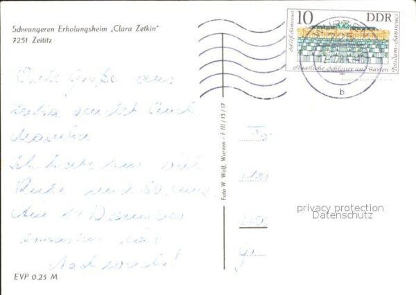 Zeititz Schwangeren Erholungsheim Clara Zetkin – Bild 2