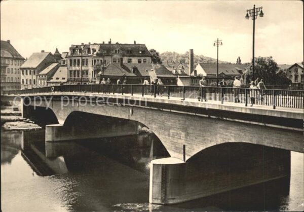 Weissenfels Saale Brücke des Friedens