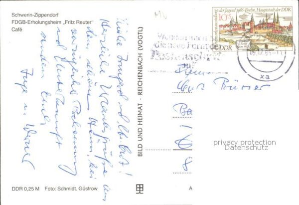 Zippendorf Erholungsheim Fritz Reuter Cafe – Bild 2