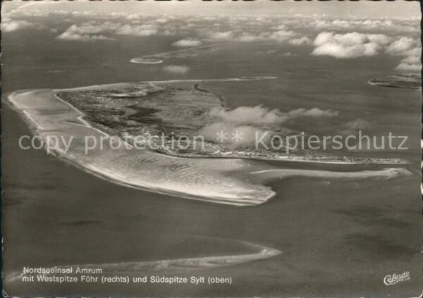 Amrum Westspitze Föhr Südspitze Sylt Fliegera