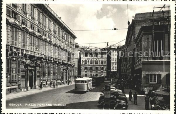 Genova Genua Liguria Piatta Fontane Marose