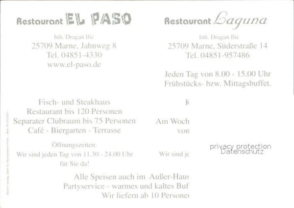 Marne Holstein Restaurant El Paso Restaurant Laguna – Bild 2