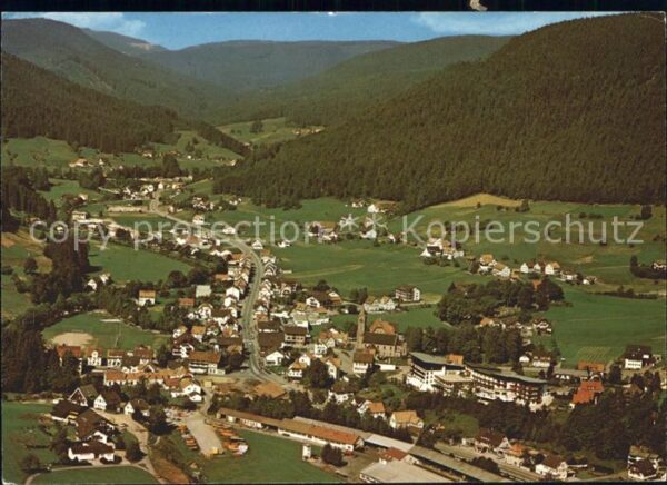 Baiersbronn Schwarzwald Mitteltal Fliegeraufnahme
