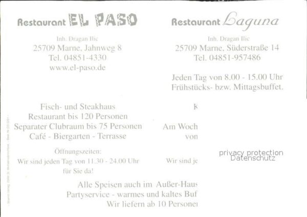 Marne Holstein Restaurant El Paso Restaurant Laguna – Bild 2