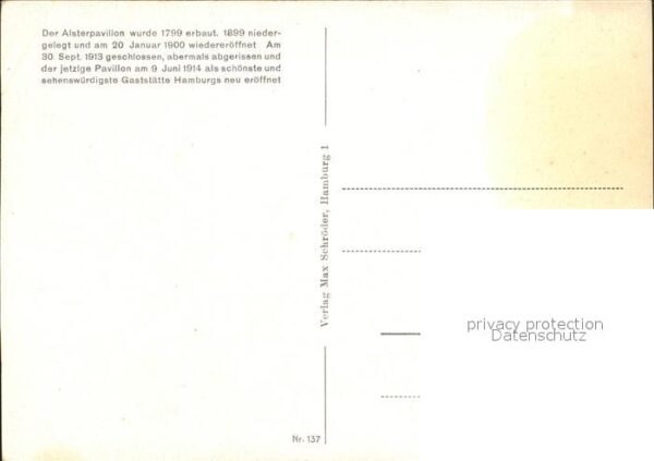 Hamburg Alsterpavillon – Bild 2