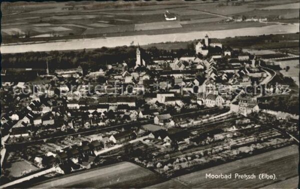 Pretzsch Elbe Fliegeraufnahme