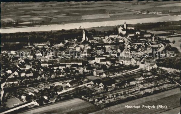 Pretzsch Elbe Fliegeraufnahme