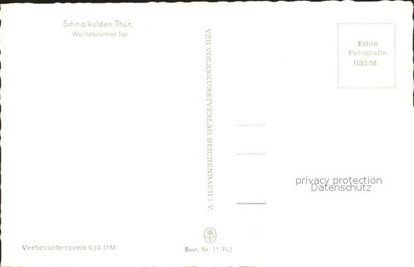 Schmalkalden Weidebrunner Tor – Bild 2