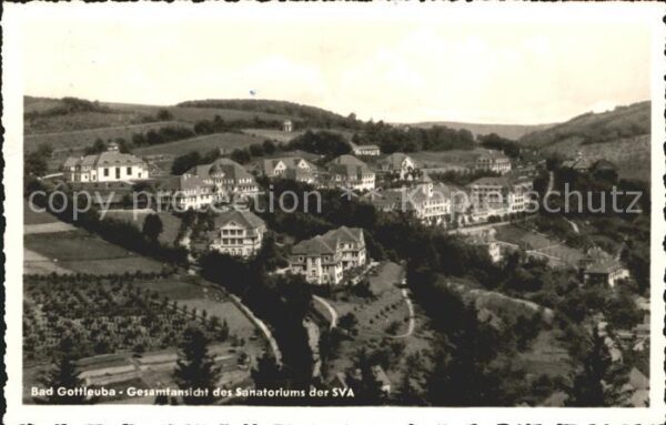 Bad Gottleuba-Berggiesshuebel Sanatorium der SVA Gesamtansicht