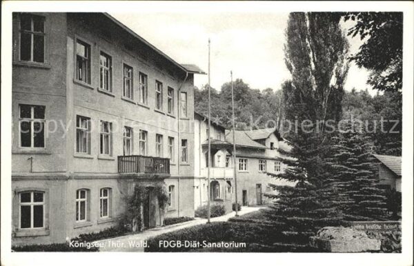 Koenigsee Thueringen FDGB Diät Sanatorium
