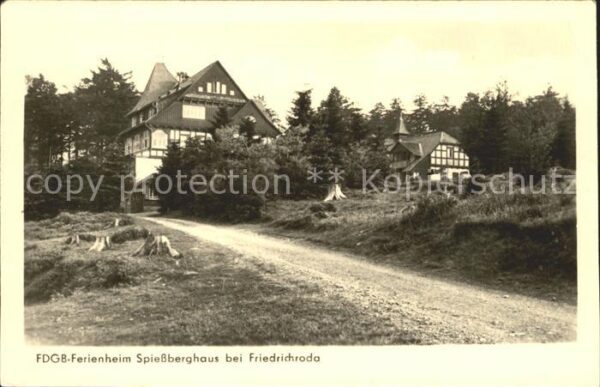 Friedrichroda FDGB Ferienheim Spiessberghaus