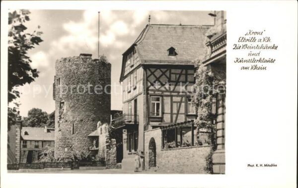 Eltville Rhein Krone Eltville Weinschänke und Künstler
