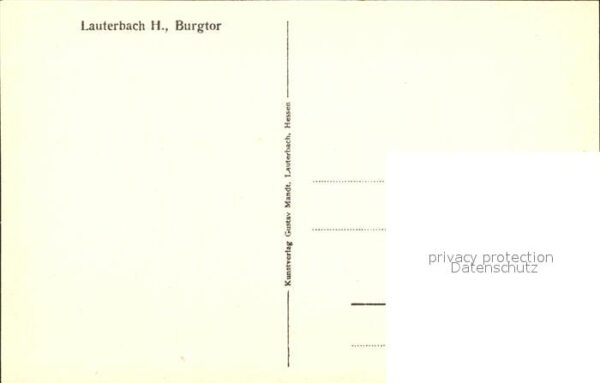 Lauterbach Hessen Burgtor – Bild 2