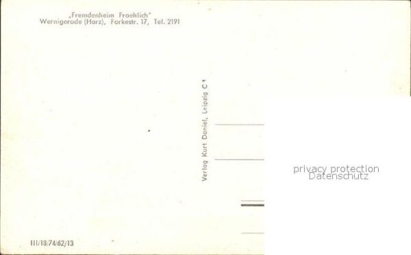 Wernigerode Harz Fremdenheim Froehlich – Bild 2