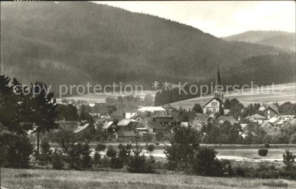 Gehren Thueringen Ortsblick