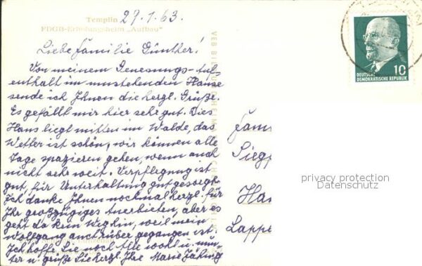 Templin FDGB Erholungsheim Aufbau – Bild 2