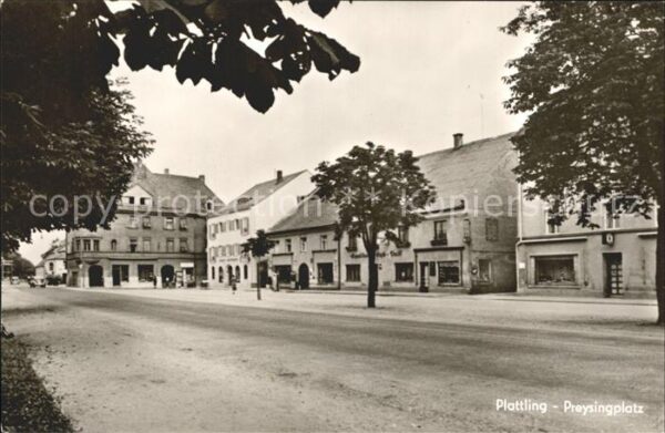 Plattling Isar Bayern Preysingplatz