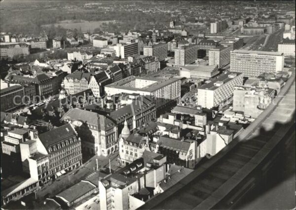Leipzig Blick vom Hochhaus der Karl Marx Univer