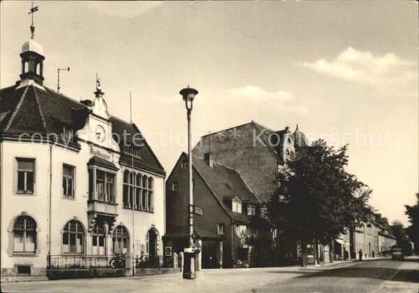 Brand-Erbisdorf Marktplatz Rathaus