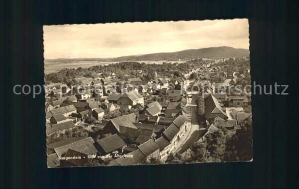 Langenstein Harz Blick von der Altenburg