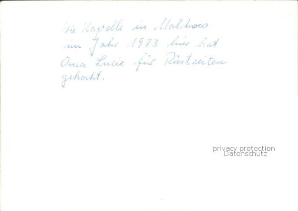 Malchow Kapelle Inneres – Bild 2