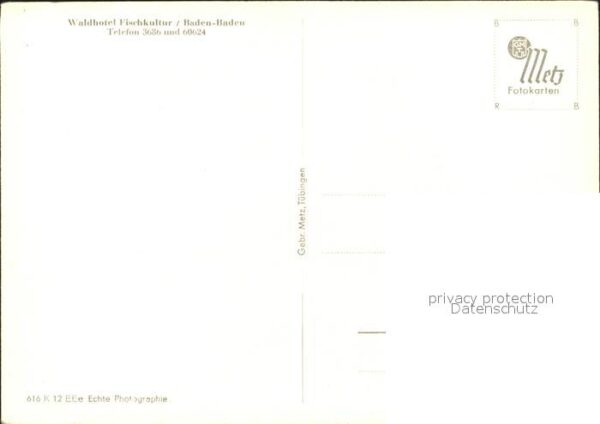 Baden-Baden Waldhotel Fischkultur – Bild 2