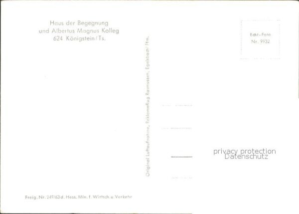 Koenigstein Taunus Albert Magnus Kolleg Haus der Begegnung – Bild 2
