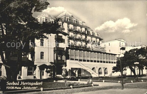 Heringsdorf Ostseebad Usedom FDGB Heim Solidarität