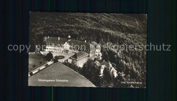 Schwaebisch Gmuend Erholungsheim Schönblick Fliegeraufnahm