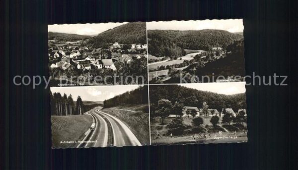 Krausenbach Autobahn Hochspessart Jugendherberge Da