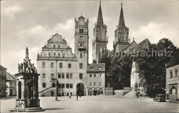 Oschatz Rathaus St Ägidienkirche