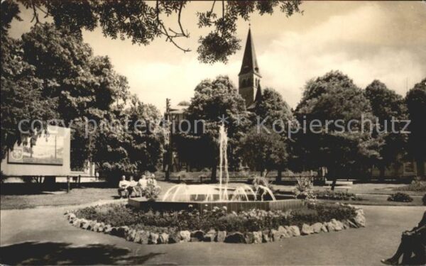 Brotterode Platz der Jugend Springbrunnen