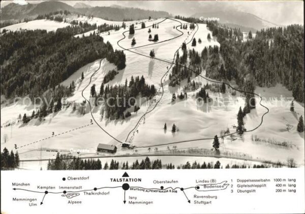 Oberstaufen Skigebiet Hündlealpe Sesslebahn