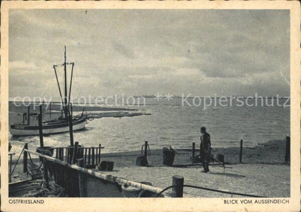 Ostfriesland Blick vom Aussendeich
