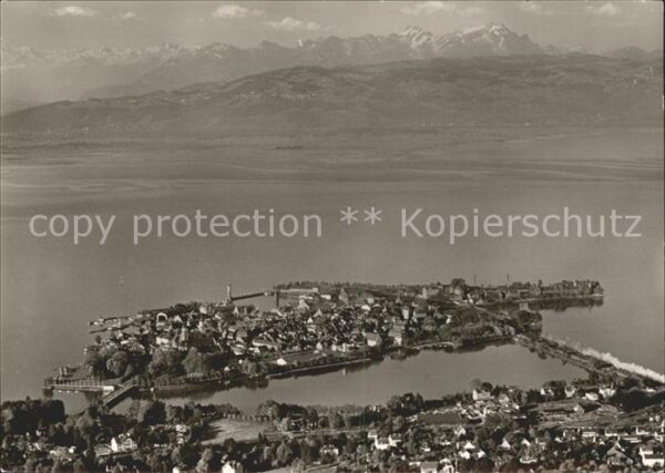 Lindau Bodensee Fliegeraufnahme Säntis