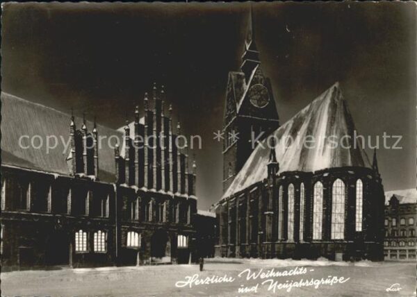 Hannover Altes Rathaus Marktkirche Weihnachten
